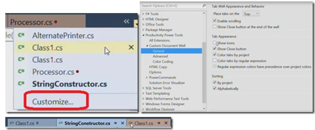 Document Tab extension